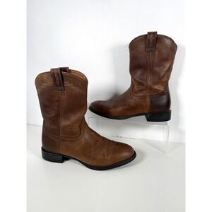 Ariat Men's US 12D Brown Leather Western Cowboy Boots Pull On Style 10002284